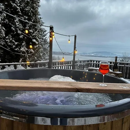 Villa Beskidzka 100 - Sauna & Balia Z Jacuzzi Widok Na Gory I Jezioro Zywieckie Zarzecze  Exterior foto