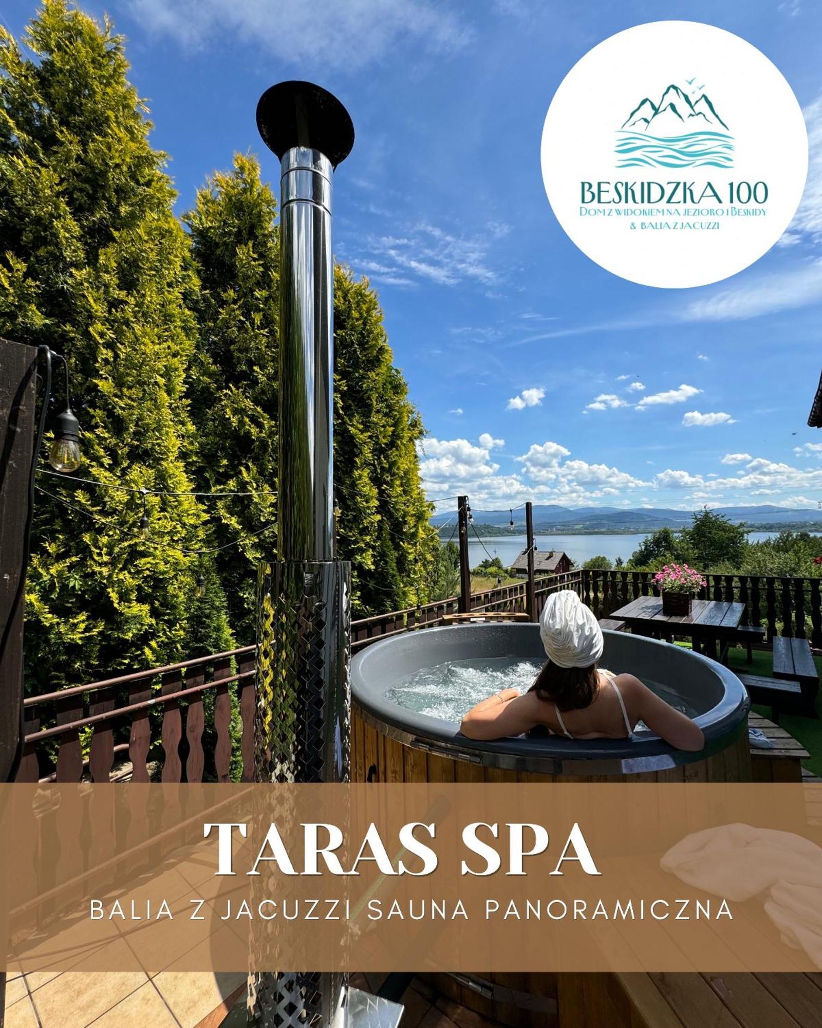 Ferienhaus Beskidzka 100 - Sauna & Balia Z Jacuzzi Widok Na Gory I Jezioro Zywieckie *